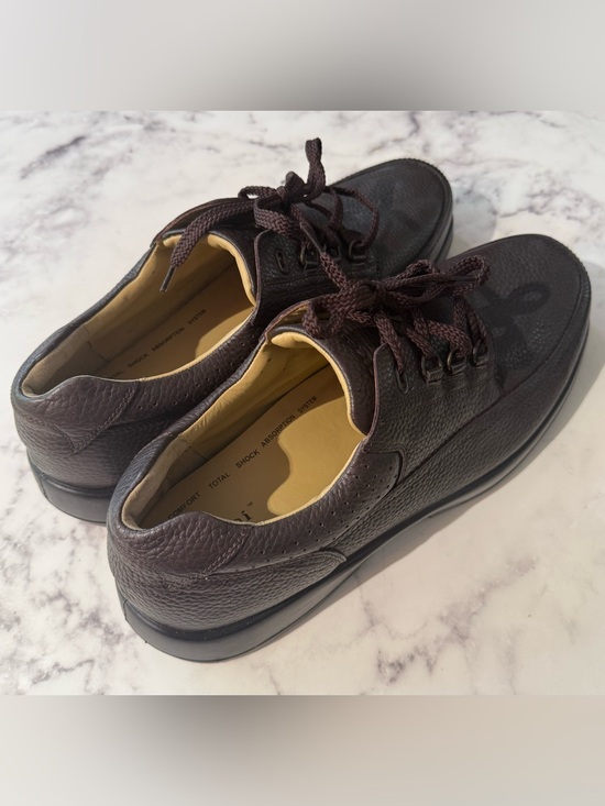 Areni One Explorer Mens Orthopedic Comfort Arch Support Leather Shoes -13W Brown main image 5